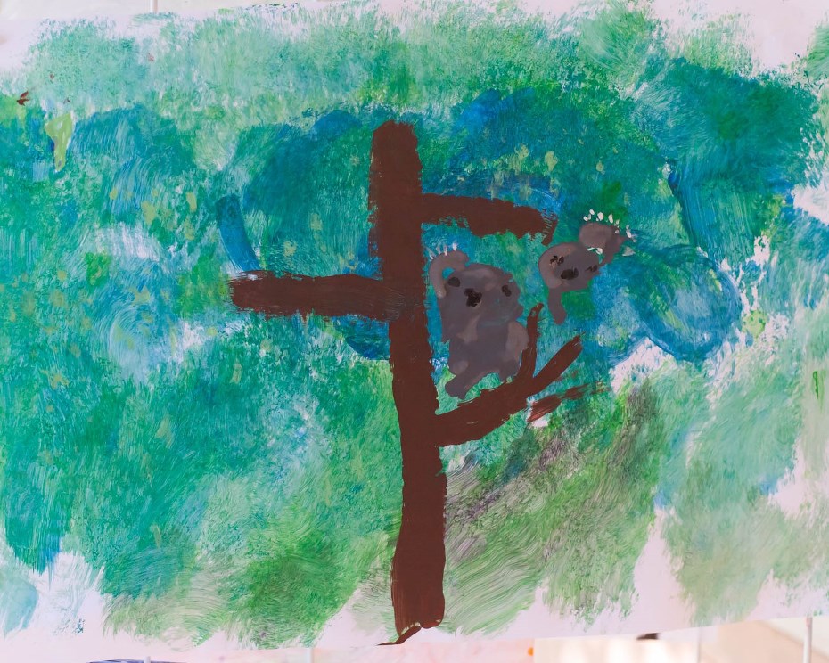 Artwork by one of the students